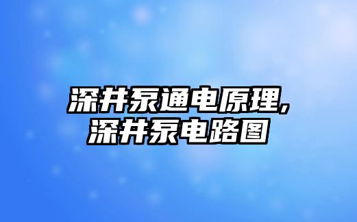 深井泵通電原理,深井泵電路圖