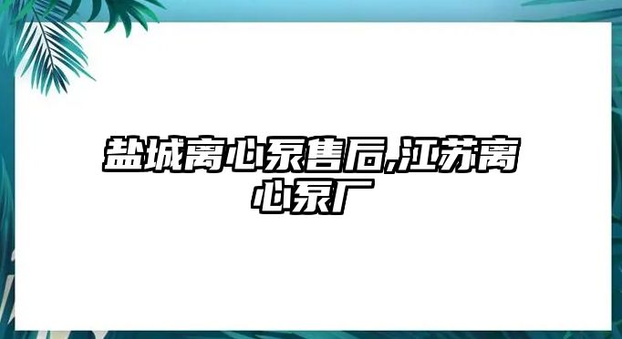 鹽城離心泵售后,江蘇離心泵廠